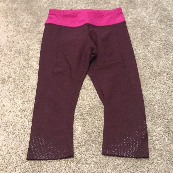 Lululemon Tight Stuff Crop Bordeaux Drama - Picture 10 of 13